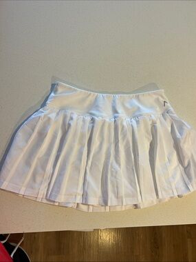Head White Pleated Skater Tennis Skirt